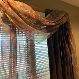 Scarf curtains
